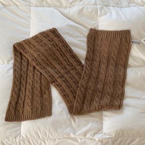 Brand new brown knitted old navy maxi scarf